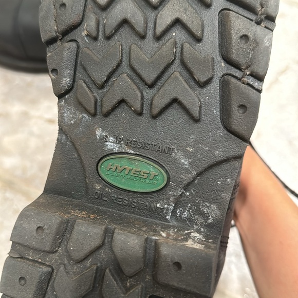 Hytest Unisex Black Composite Toe, EH, Waterproof 6 Inch Boot. Size 10.5 - Picture 3 of 3